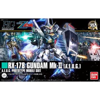 RX-178 Gundam Mk-II (A.E.U.G.) A.E.U.G. Prototype Mobile Suit 1/144 [Bandai HGUC Gundam #193]