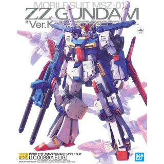 MSZ-010 ZZ Gundam Ver.Ka A.E.U.G. Prototype Transformable Mobile Suit 1/100 [Bandai MGVK Gundam #198]