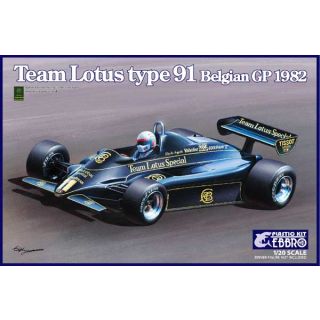 Team Lotus type 91 Belgian GP 1982 1/20 [Ebbro]