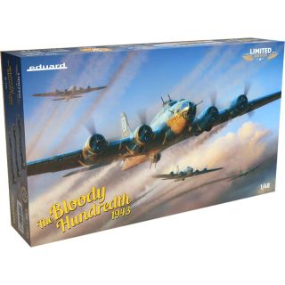 The Bloody Hundredth 1943 B17-F Flying Fortress (Limited Edition) 1/48 [Eduard]