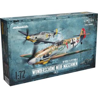 Wunderschöne Neue Maschinen Pt.2 Bf 109 G-2 & Bf 109 G-4 Dual Combo (Limited Edition) 1/72 [Eduard]