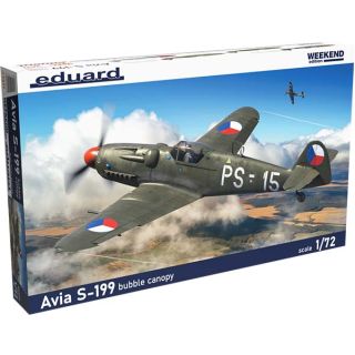 Avia S-199 bubble canopy (Weekend Edition) 1/72 [Eduard]