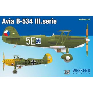 Avia B-534 III. Serie 1/48 (Weekend Edition) [Eduard]
