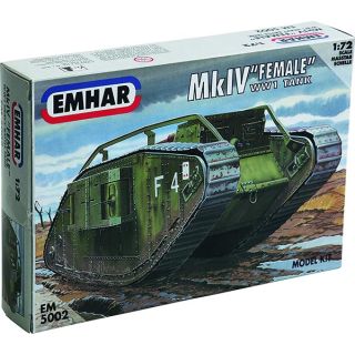 MkIV "Female" - WW1 Heavy Battle Tank 1/72 [Emhar]