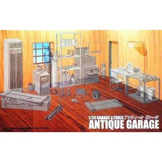 Garage & Tools Series Antique Garage 1/24 (GT-12) [Fujimi]