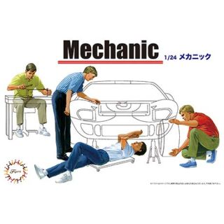 Garage & Tools Series Mechanic 1/24 (GT #3) [Fujimi]