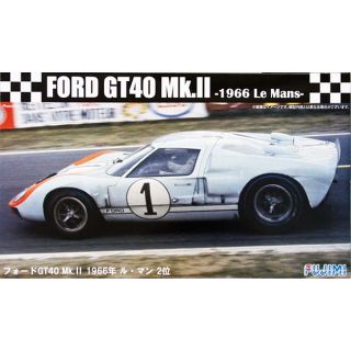 Ford GT40 Mk-II 1966 LeMans 2nd 1/24 (RS-32) [Fujimi]