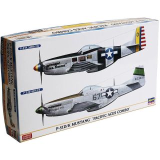 P-51D/K Mustang Pacific Aces Combo (2 kits) 1/72 [Hasegawa]
