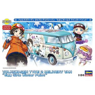 Volkswagen Type 2 Delivery Van "Egg Girls Winter Paint" 1/24 [Hasegawa]