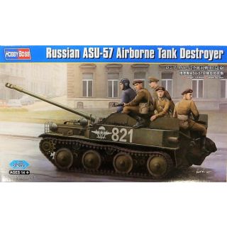 Russian ASU-57 Airborne Tank Destroyer 1/35 [HobbyBoss]