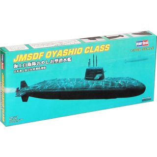 JMSDF Oyashio Class Submarine 1/700 [Hobby Boss]