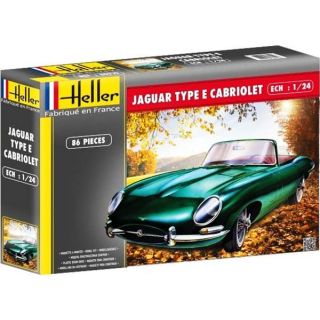 Jaguar Type E Cabriolet 1/24 [Heller]