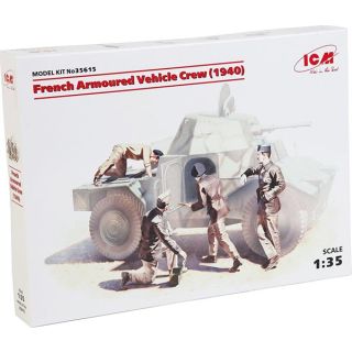 French Armoured Vehicle Crew (1940) 1/35 [ICM]