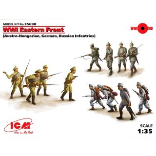 WWII Eastern Front (Austro-Hungarian, German, Russian Infantries) 1/35 [ICM]
