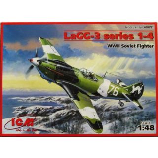 LaGG-3 series 1-4 WWII Soviet Fighter 1/48 [ICM]