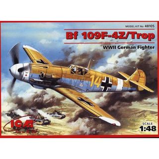 Bf 109 F-4Z/Trop German Fighter 1/48 [ICM]