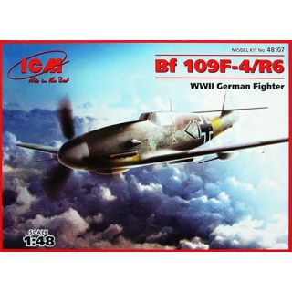 Bf 109 F-4/R6 WWII German Fighter 1/48 [ICM]