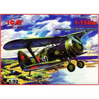 Polikarpov I-15 bis WWII Soviet Biplane Fighter 1/72 [ICM]