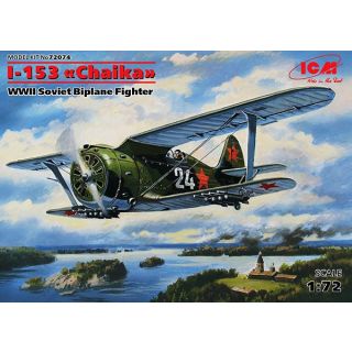 Polikarpov I-153 "Chaika" - WWII Soviet Biplane Fighter 1/72 [ICM]