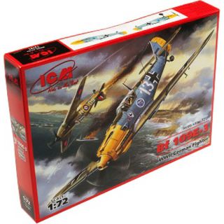 Bf 109E-3 WWII German Fighter 1/72 [ICM]