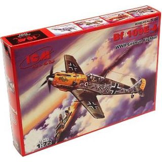 Bf 109E-4 WWII German Fighter 1/72 [ICM]
