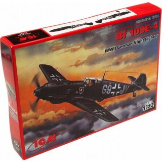 Bf 109 E-4 WWII German Night Fighter 1/72 [ICM]