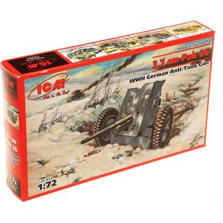 3,7cm Pak 36 - WWII German Anti-Tank-Gun 1/72 [ICM]
