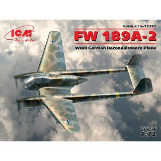 FW 189A-2 WWII German Reconnaissance Plane 1/72 [ICM]