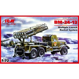 BM-24-12 Multiple Launch Rocket System 1/72 [ICM]