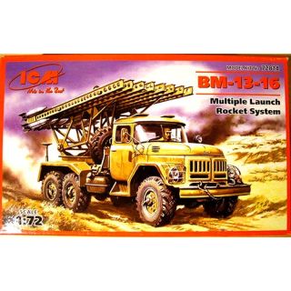 BM-13-16 Multiple Launch Rocket System 1/72 [ICM]