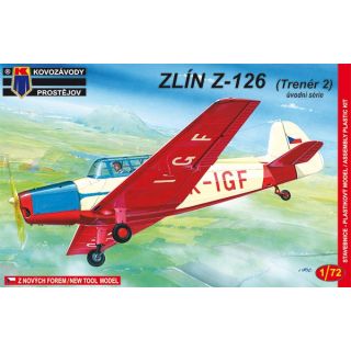 Zlín Z-126 (Trenér 2) úvodní série 1/72 [AZmodel]