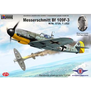 Messerschmitt Bf 109F-3 w.Nr. 5720, 7./JG2 - Wing Commander Pilot Egon Mayer (Club Line) 1/72 [AZmodel]