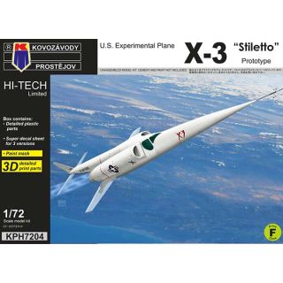 U.S. Experimental Plane X-3 "Stiletto" Prototype (Hi-Tech Limited) 1/72 [AZmodel]