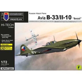 Russian Attack Plane Avia B-33/Il-10 "Beast" (Hi-Tech Limited) 1/72 [AZmodel]