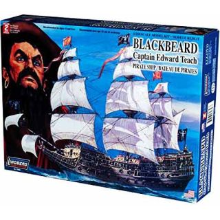 Blackbeard Captain Edward Teach Pirate Ship 1/250 [Lindberg]