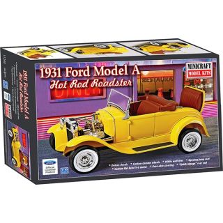 1931 Ford Model A Hot Rod Roadster 1/16 [Minicraft]