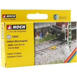 Indusi Track Magnet 1.0 cm x 0.4 cm, 0.4 cm 10 pcs