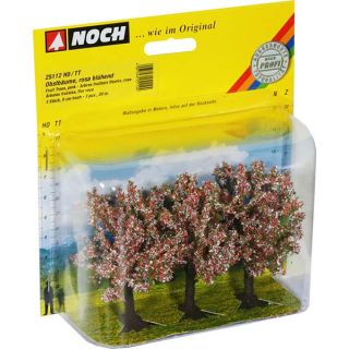 Fruit Trees pink blossom, 3 pcs, 8 cm