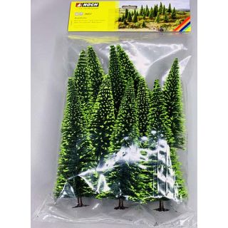 Model Spruce Trees, extra high 10 pcs, 16 - 19 cm