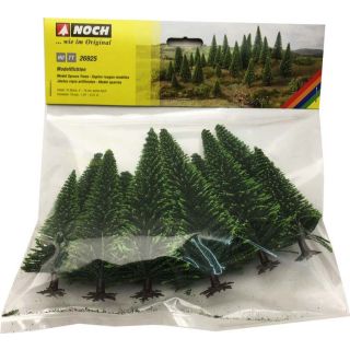 Model Spruce Trees 10 pcs, 5 - 14 cm high