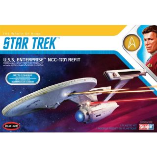 Star Trek The Wrath of Khan USS Enterprise NCC-1701 Refit 1/1000 [Polar Lights]