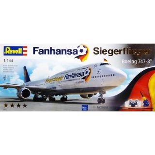 Boeing 747-8 - Fanhansa Siegergflieger Gift Set 1/144 [Revell]