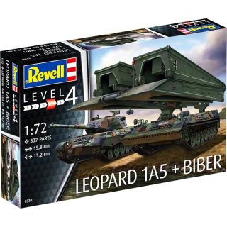 Leopard 1A5 + BIBER Bridge Layer 1/72 [Revell]