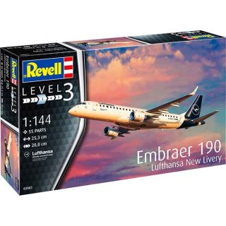 Embraer 190 Lufthansa New Livery 1/144 [Revell]