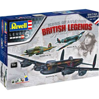 Icons of Aviation - British Legends Gift Set 1/72 [Revell]
