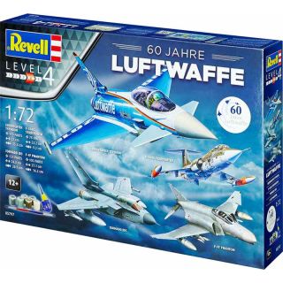 60th Anniversary German Luftwaffe Gift Set 1/72 [Revell]