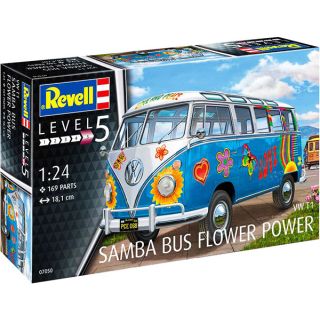Samba Bus Flower Power VW T1 1/24 [Revell]
