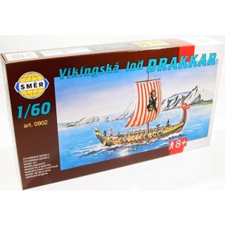 Vikingská loď Drakkar  1/60 [Smer]