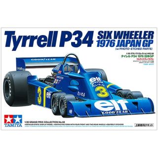 Tyrrell P34 Six Wheeler 1976 Japan GP (w/Photo-Etched Parts) 1/20 [Tamiya]