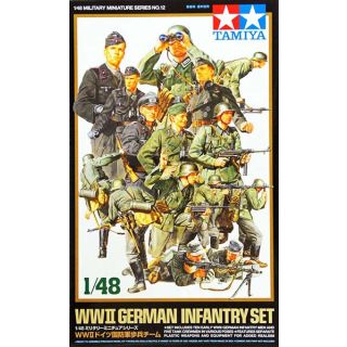 WW II German Infantry Set 1/48 (#12) [Tamiya]